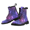 Celestial Purple Blue Galaxy Women's Boots