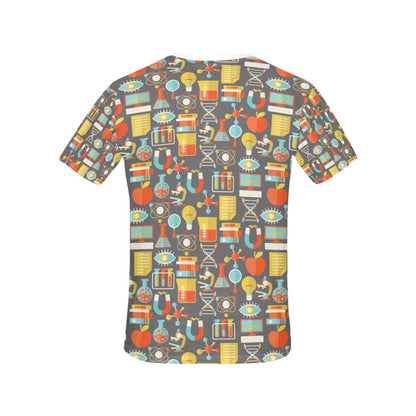 Science Print Design LKS302 Women's  T-shirt