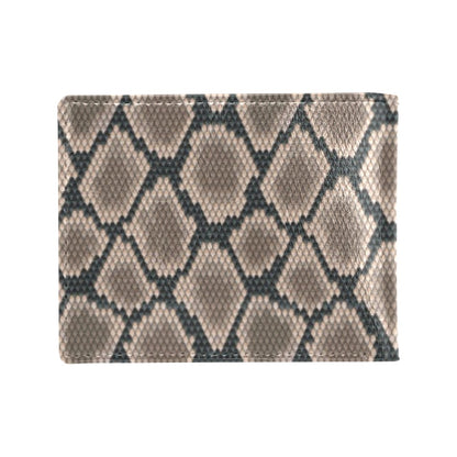 Snake Skin Design Print Men's ID Card Wallet