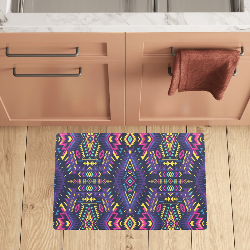 Aztec Pattern Print Design 07 Kitchen Mat