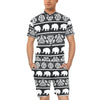 Elephant Pattern Men's Romper