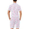 Cherry Blossom Pattern Print Design 01 Men's Romper