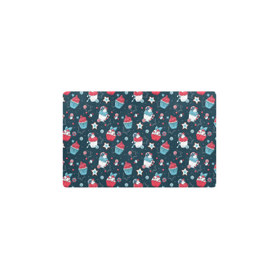 Cupcake Pattern Print Design 03 Kitchen Mat