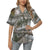 Camo Realistic Tree Forest Pattern Women's Hawaiian Shirt