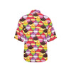 Cupcake Pattern Print Design CP02 Women's Hawaiian Shirt