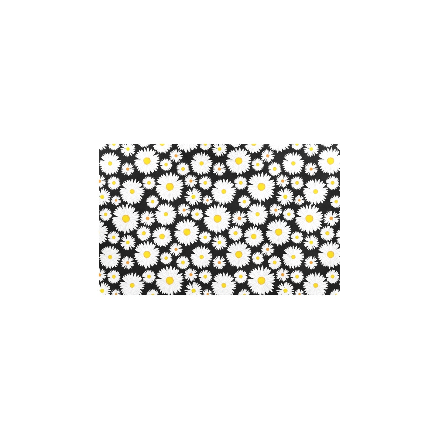 Daisy Pattern Print Design 01 Kitchen Mat