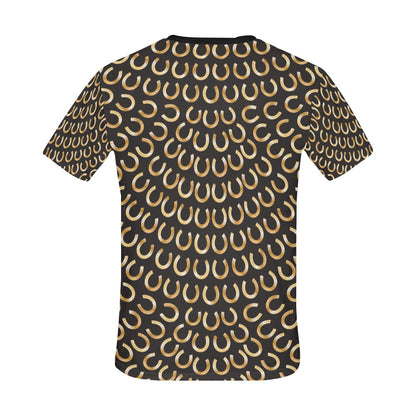Horseshoe Print Design LKS304 Men's All Over Print T-shirt