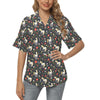 Unicorn Print Design LKS301 Women's Hawaiian Shirt