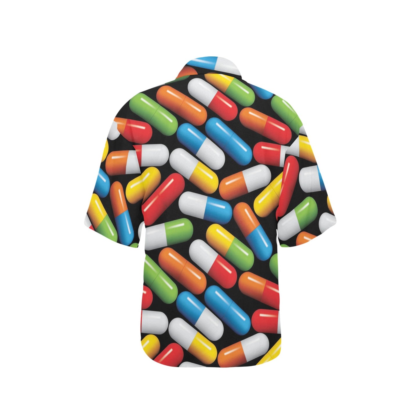 Pill Pattern Print Design A02 Women's Hawaiian Shirt