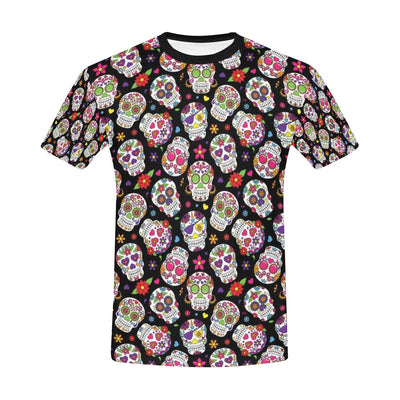 Sugar Skull Print Design LKS302 Men's All Over Print T-shirt