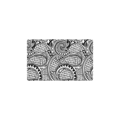 Polynesian Tribal Pattern Kitchen Mat