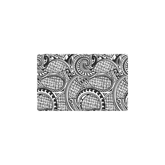 Polynesian Tribal Pattern Kitchen Mat