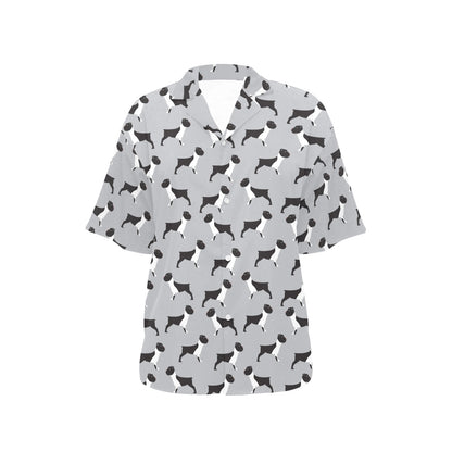 Boxers Pattern Print Design 01 Women's Hawaiian Shirt