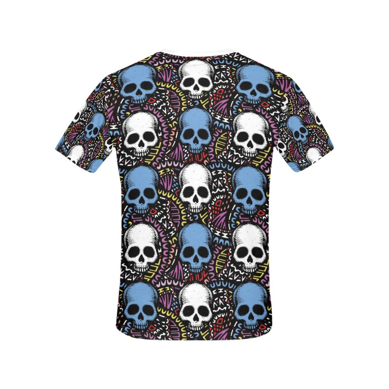 Skull Print Design LKS305 Women's  T-shirt