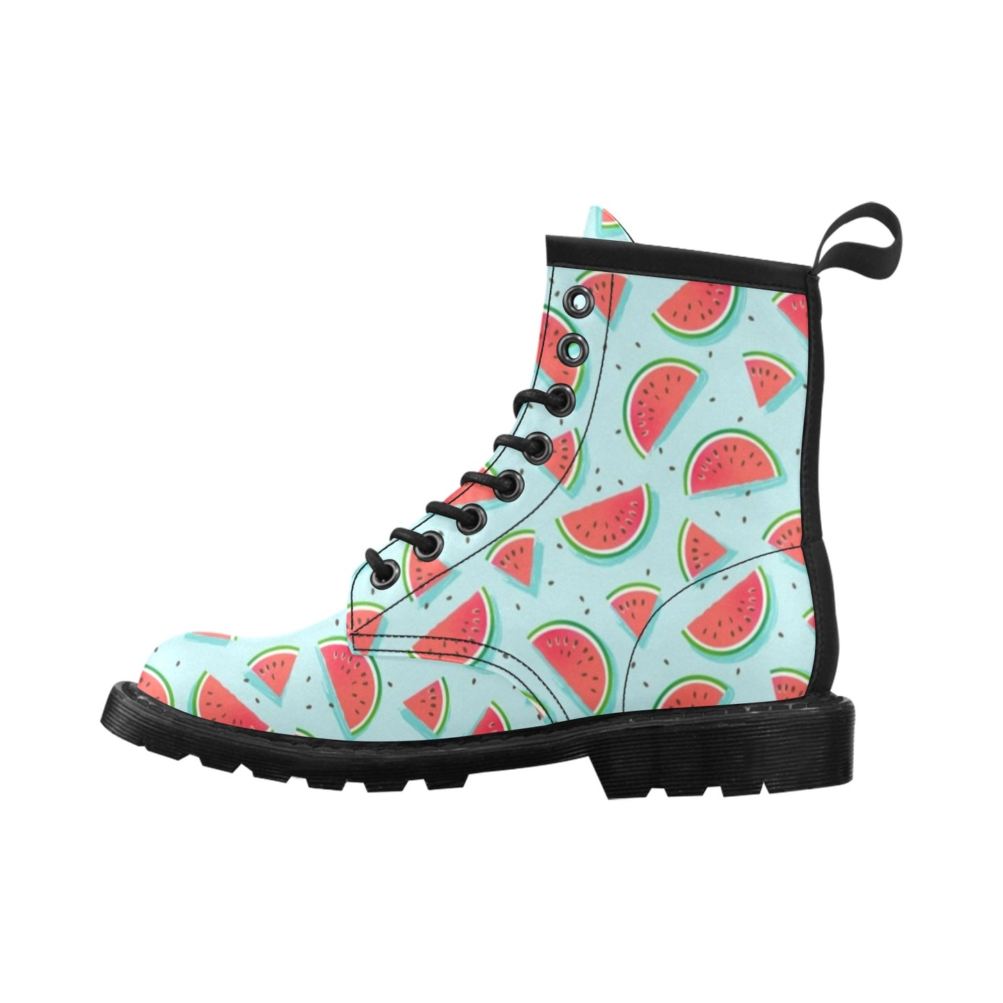 Watermelon Pattern Print Design WM03 Women's Boots