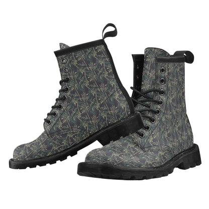 Palm Tree Background Design Print Women's Boots
