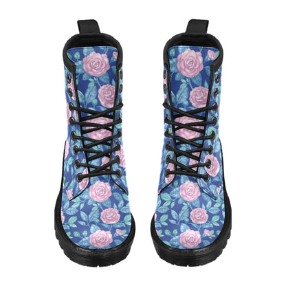 Camellia Pattern Print Design CM05 Women's Boots