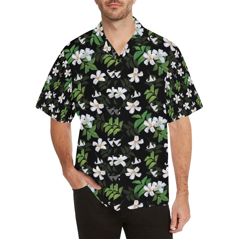 Sampaguita Print Design LKS301 Men's Hawaiian Shirt