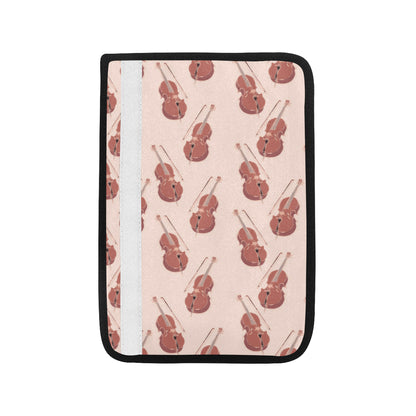 Cello Pattern Print Design 03 Car Seat Belt Cover
