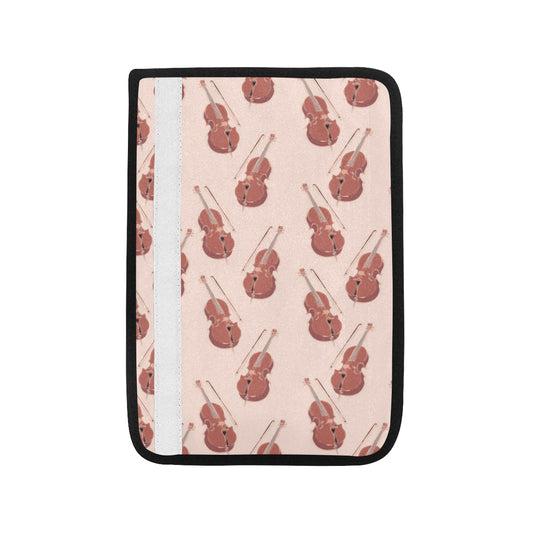 Cello Pattern Print Design 03 Car Seat Belt Cover