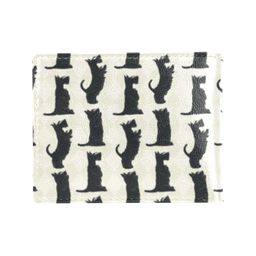 Scottish Terriers Print Design LKS309 Men's ID Card Wallet