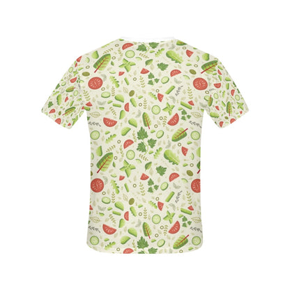 Salad Vegetable Print Design LKS302 Women's  T-shirt
