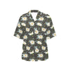 Daisy Pattern Print Design DS08 Women's Hawaiian Shirt