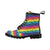 Palm Tree Rainbow Themed Print Women's Boots