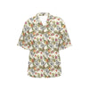 Butterfly Flower Pattern Print Design 06 Women's Hawaiian Shirt