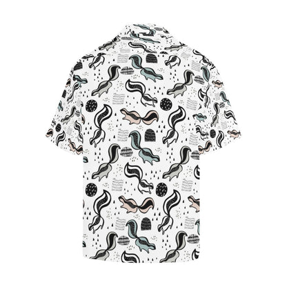Skunk Print Design LKS303 Men's Hawaiian Shirt