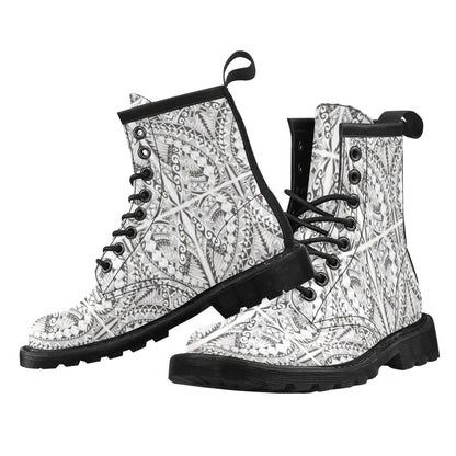 Samoan Style Print Design LKS301 Women's Boots