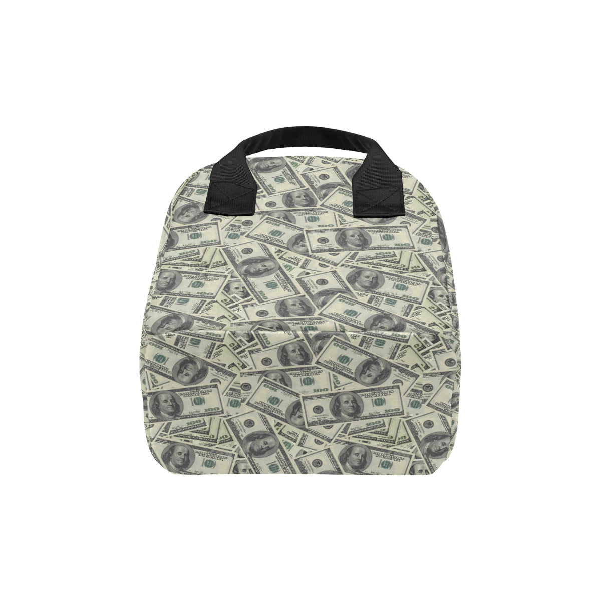 Dollar Pattern Print Design DO02 Insulated Lunch Bag