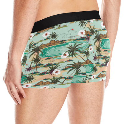 Pacific island Pattern Print Design A03 Men's Boxer Briefs