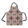 Peace Sign Pattern Print Design A03 Apron with Pocket