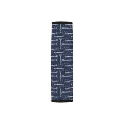 Ukulele Print Design LKS401 Car Seat Belt Cover