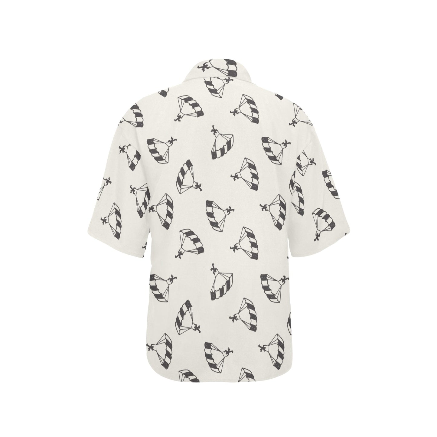 Skydiver Print Design LKS301 Women's Hawaiian Shirt