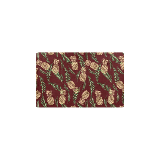 Pineapple Pattern Print Design PP013 Kitchen Mat
