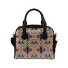 Peace Sign Pattern Print Design A03 Shoulder Handbag