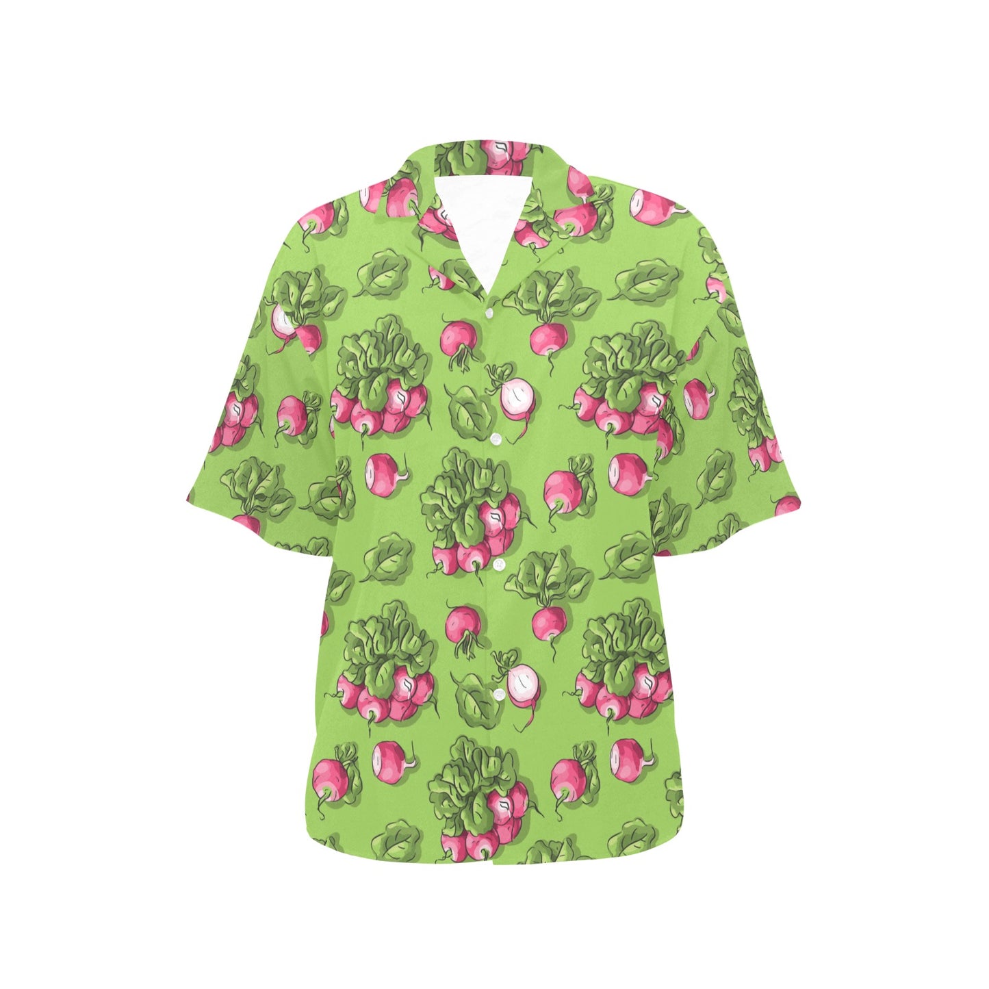 Radish Pattern Print Design A05 Women's Hawaiian Shirt