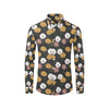 Daisy Pattern Print Design DS04 Men's Long Sleeve Shirt