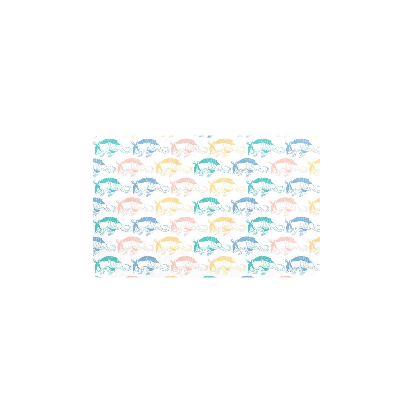 Armadillo Pattern Print Design 05 Kitchen Mat