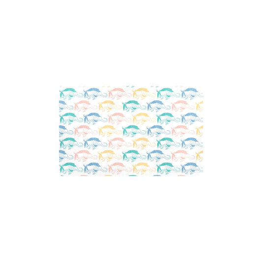 Armadillo Pattern Print Design 05 Kitchen Mat