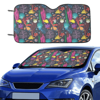 Underwater Cute Print Design LKS303 Car front Windshield Sun Shade