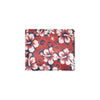 Red Hibiscus Pattern Print Design HB01 Men's ID Card Wallet