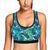 Brightness Tropical Palm Leaves Sports Bra