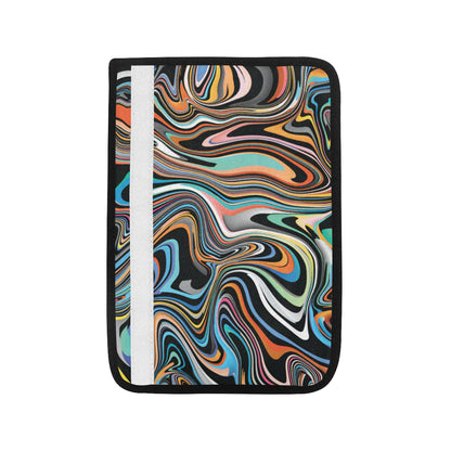 Liquid Pattern Print Design 02 Car Seat Belt Cover