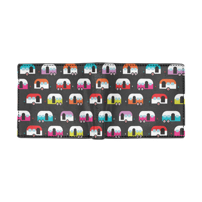 Camper Caravan Pattern Men's ID Card Wallet