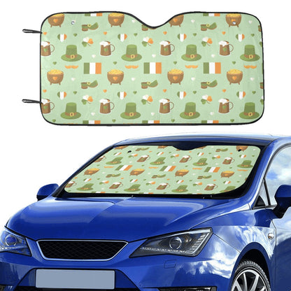 St Patricks Day Print Design LKS302 Car front Windshield Sun Shade