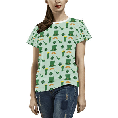 St Patricks Day Print Design LKS304 Women's  T-shirt