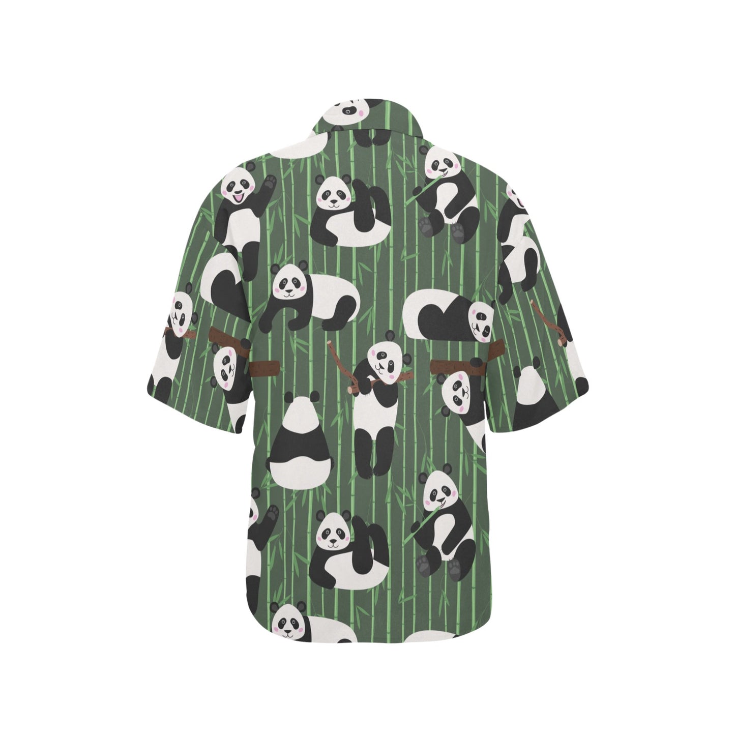 Panda Pattern Print Design A04 Women's Hawaiian Shirt